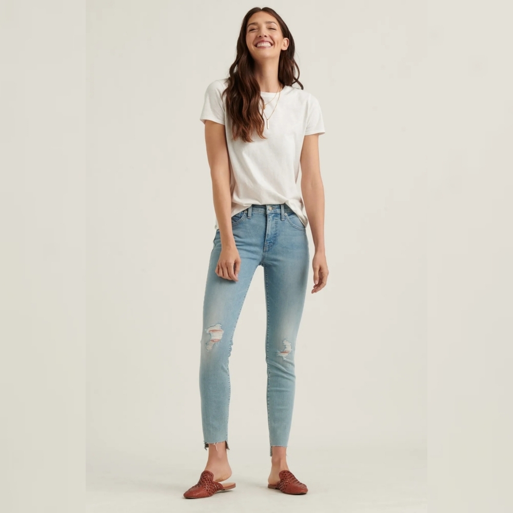 Lucky Brand Ava Crop Skinny Jeans